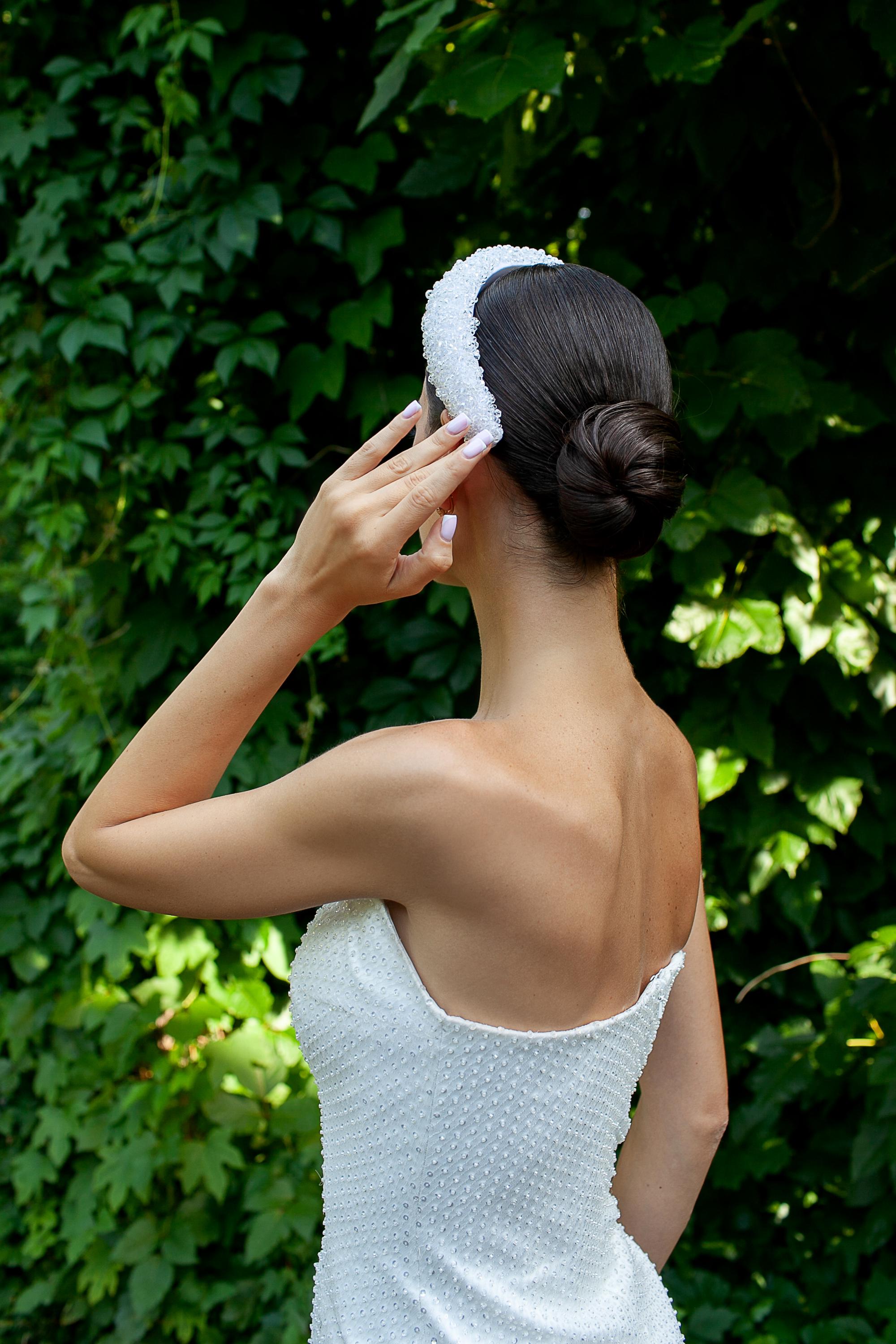 Crystal Embroidered Headband