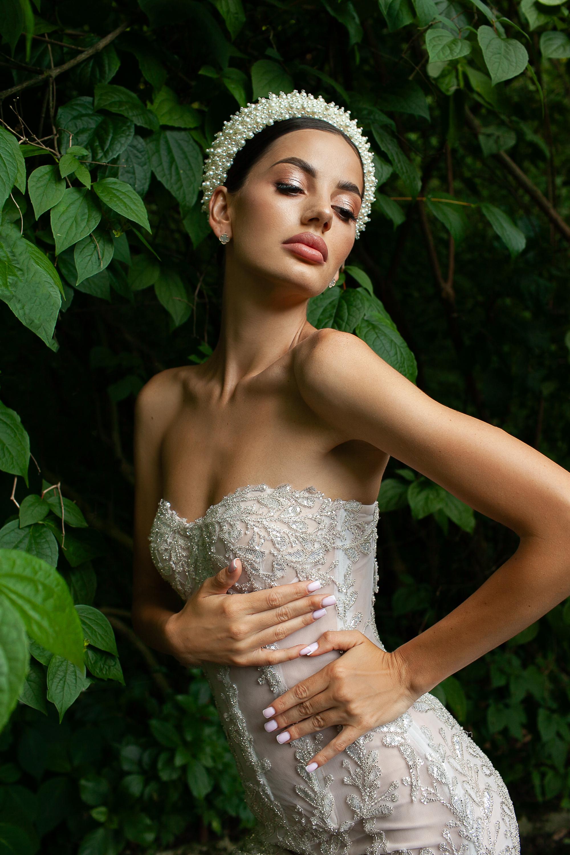 Pearl Embroidered Headband